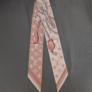 Pink Designer Silk Scarf